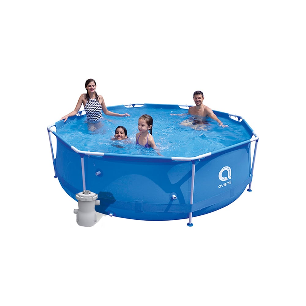 фото Каркасный бассейн jilong round 300х76 см, голубой 17798eu