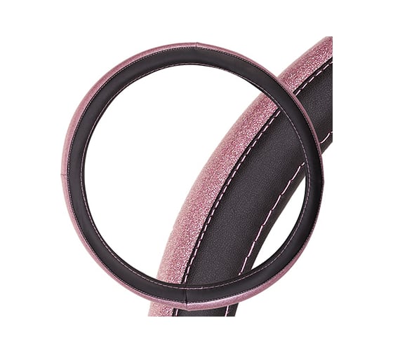 Изображение товара Оплетка Luxury-7 M SKYWAY Черно/Розовая экокожа S01102437