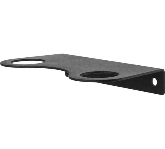 Изображение товара Держатель дозатора для жидкого мыла и шампуней EMBODIMENT настенный, черный EMB-SOAP-W2-B