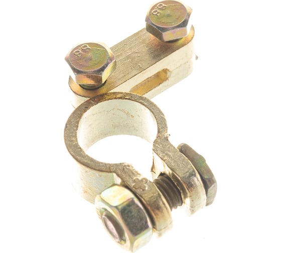 Изображение товара Клеммы АКБ +, AUTOVIRAZH - /латунь/ 2 . в блистере, компл AV-010008