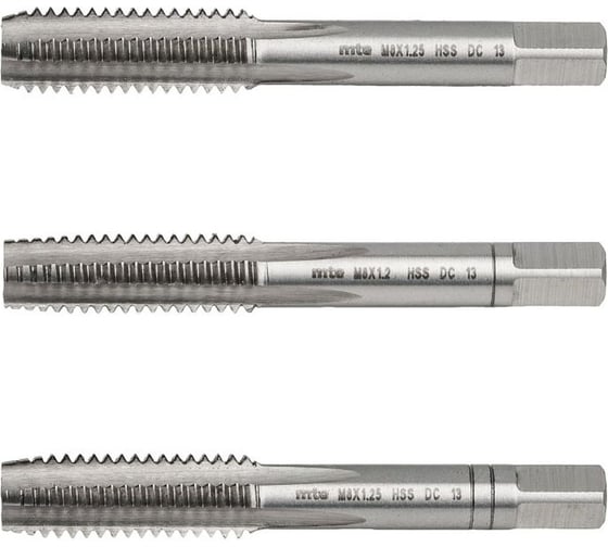 Изображение товара Ручной метчик MTE HSS DIN352 3 шт. M8x1,25 26398