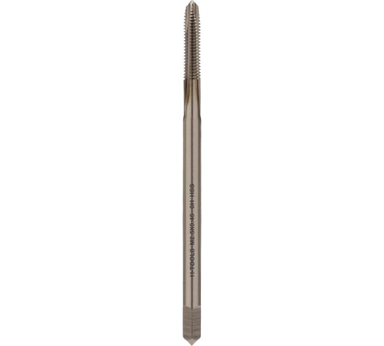 Изображение товара Машинный метчик H-Tools М2.5 шаг 0.45 мм DIN371 HSS-G 101100-C2-0025
