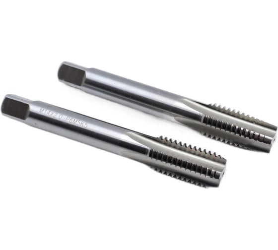 Изображение товара Машинно-ручной метчик TORNERI М14x2 комплект из 2-х штук Р6М5К5 Т019239