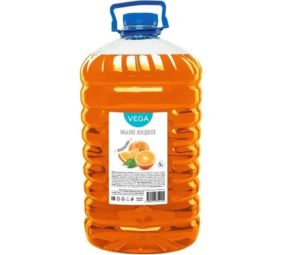 Изображение товара Жидкое мыло Vega апельсин, 5 л, ПЭТ 314224