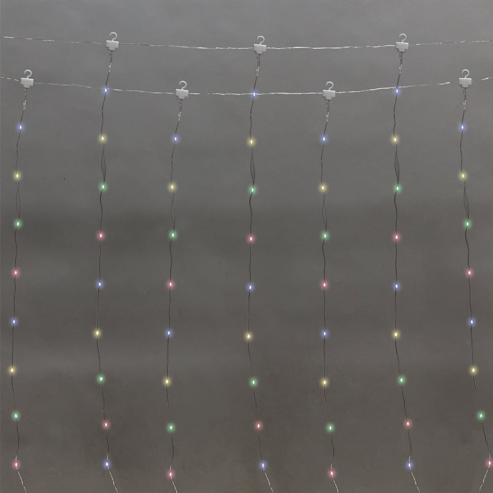 Изображение товара Светодиодная занавеска Дождь из росы 3x2м с пультом управления