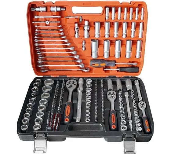 Изображение товара Набор инструментов в кейсе Кузьмич НИК-034/215, 215 предметов Р1-00020594