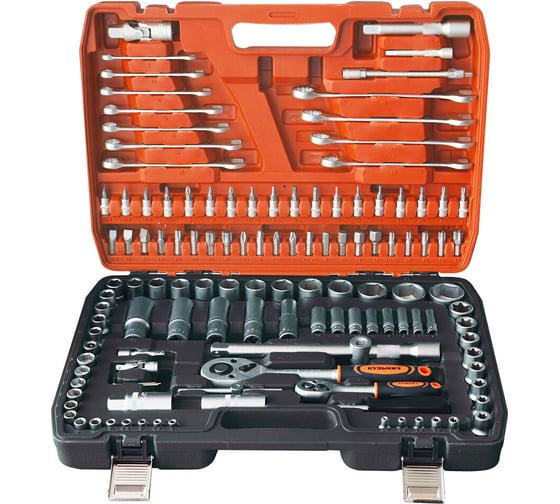 Изображение товара Набор инструментов в кейсе Кузьмич НИК-031/125, 125 предметов Р1-00020591