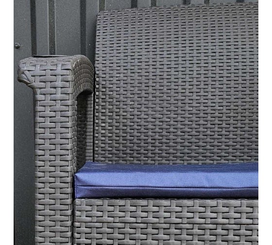 Изображение товара Комплект подушек WORKY для углового дивана (набор из трех подушек темно-синего цвета) ARD257959