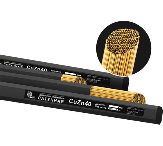 Изображение товара Прутки латунные CuZn40 (2 мм; 1000 мм) БАРС СВ000008143