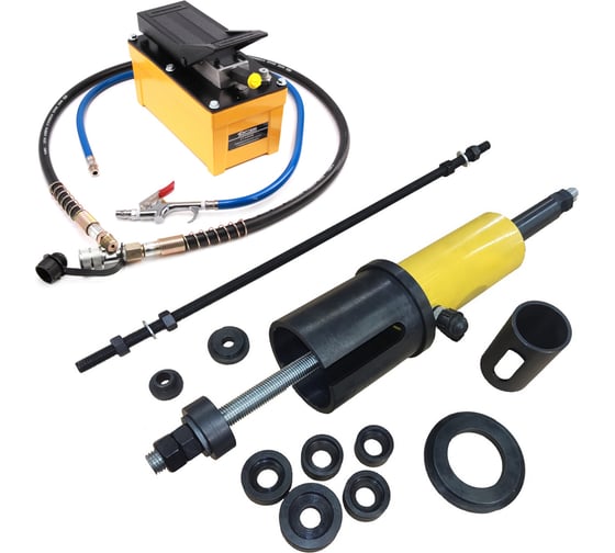 Изображение товара Выпрессовщик сайлентблоков грузового и специального транспорта ОДА Сервис 20 т, с пневмогидравлическим насосом ODA-A1339G