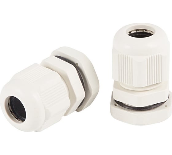 Изображение товара Кабельный ввод REXANT PG-13,5 (6-12 мм) серый 100 шт. 07-8013