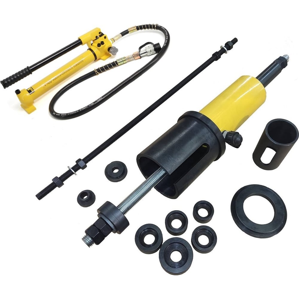 Изображение товара Выпрессовщик сайлентблоков грузового транспорта ODA 20 т гидравлический набор