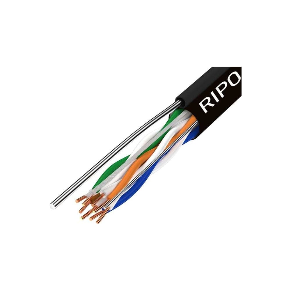 Изображение товара Кабель Ripo Utp4cat5e 24awg cu outdoor 100м влагостойкий для сети