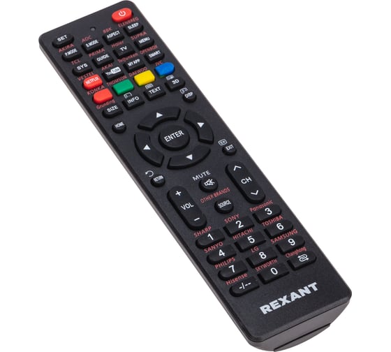 Изображение товара Универсальный пульт REXANT для телевизора RX-708E 38-0003