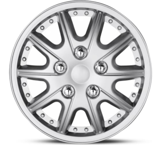 Изображение товара Колпаки на колёса AUTOPROFI размер 15 370мм WC-2025 SILVER 15