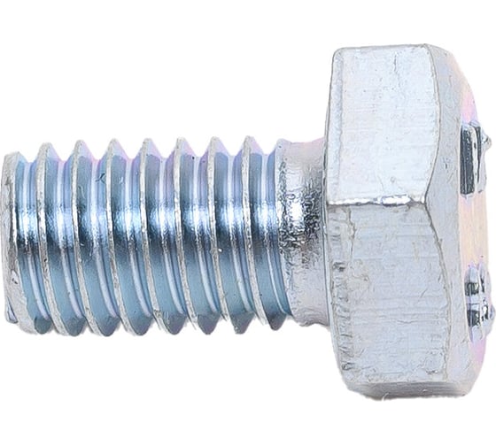 Изображение товара Болт R2R шестигранная головка, полная резьба, DIN 933, 8.8, цинк, М6x10 мм, 100 шт. в упаковке 9500-BI03106010Z