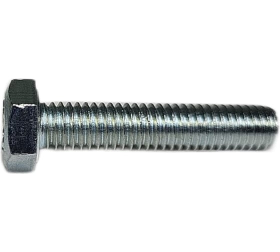 Изображение товара Болт R2R шестигранная головка, полная резьба, DIN 933, 8.8, цинк, М6x30 мм, 100 шт. в упаковке 9500-BI03106030Z