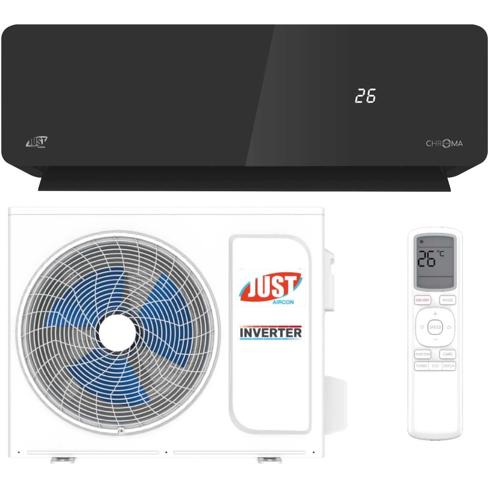 Изображение товара Сплит-система JUST Aircon JAC-13HPSIA/CAC+JACO-13HPSIA для охлаждения и обогрева помещений