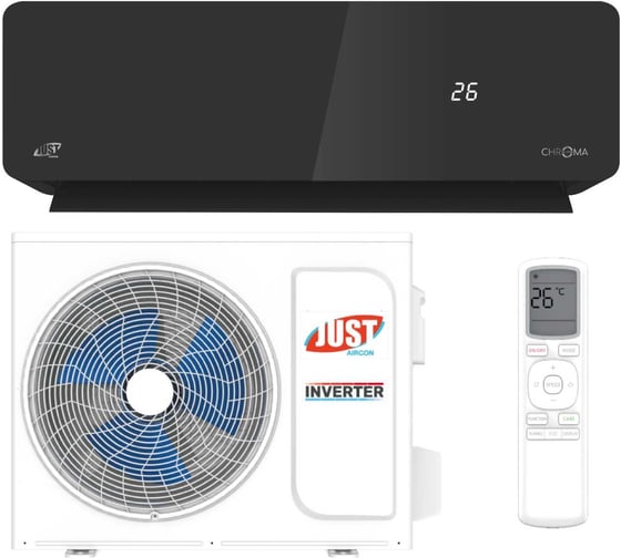 Изображение товара Сплит-система JUST Aircon JAC-13HPSIA/CAC+JACO-13HPSIA/CAU 4640277100476/4640277101657