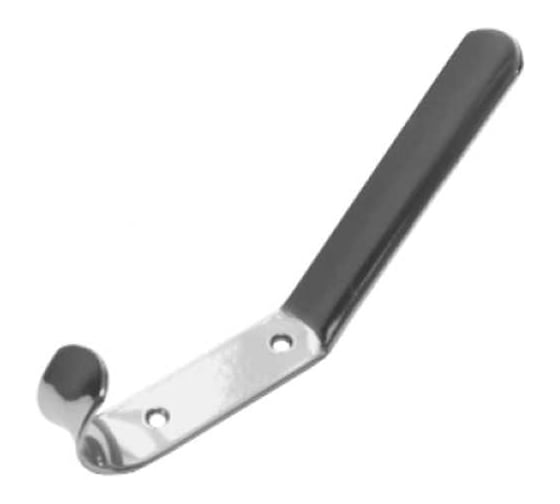 Изображение товара Крючок-вешалка 2-х рожковый хром (комп. 50 шт)