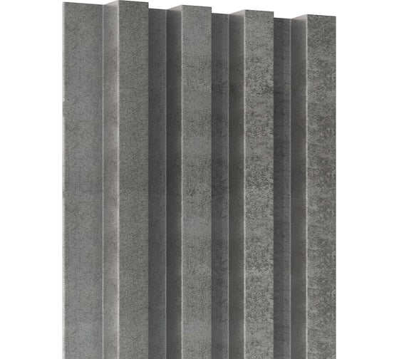 Изображение товара Реечная панель КронаПласт legno бетон невский, 8 шт/уп УТ-00095546