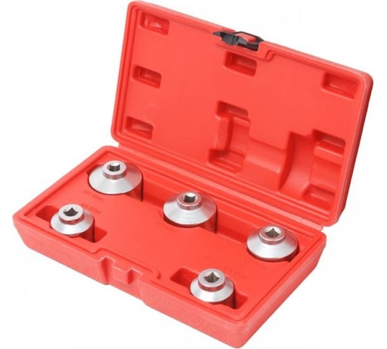 Изображение товара Набор съемников масляных фильтров Partner 3/8", 5пр. (24, 27, 32, 36, 38мм), в кейсе PA-03R003(15534)