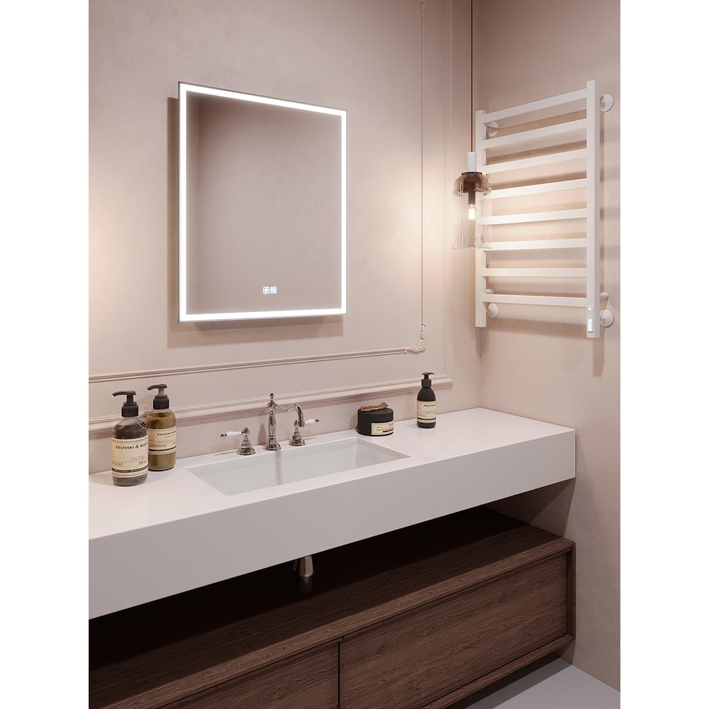 Изображение товара Зеркало с led подсветкой Terminus ното 700x600 quick touch 07M70x60F