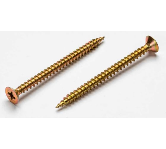 Изображение товара Универсальные шурупы Доброга 4,0x70 мм, желтый цинк, 250 шт. 0,87 кг ЦБ-00028706