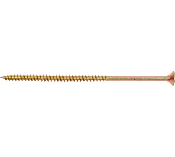 Изображение товара Универсальные шурупы Доброга 5,0x120 мм, желтый цинк, 100 шт. 0,93 кг ТД-00013177