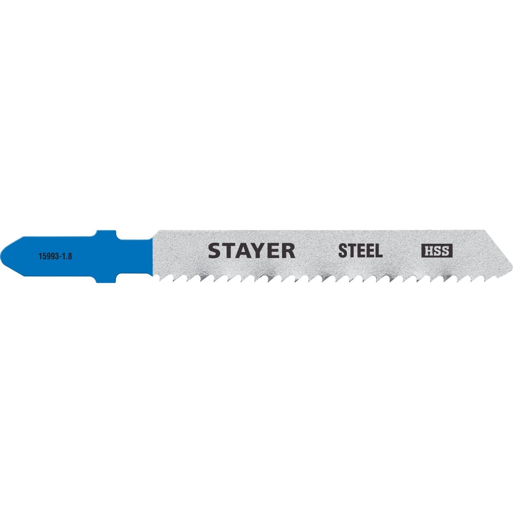 Пильное полотно по металлу для электролобзика STAYER набор пилок для электролобзика runex t set2 по дереву металлу 10 шт 555806
