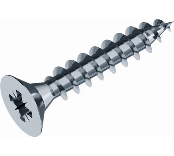 Изображение товара Универсальные шурупы Доброга 4,0x20 мм, белый цинк, 50 шт. ЦБ-00029885