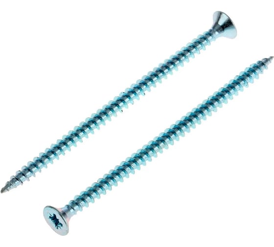 Изображение товара Универсальные шурупы Доброга 6,0x100 мм, белый цинк, 10 шт. ЦБ-00029952