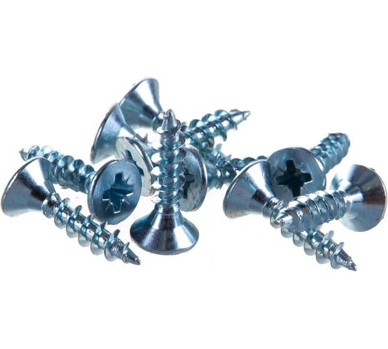 Изображение товара Универсальные шурупы Доброга 5,0x20 мм, белый цинк, 30 шт. ЦБ-00029920