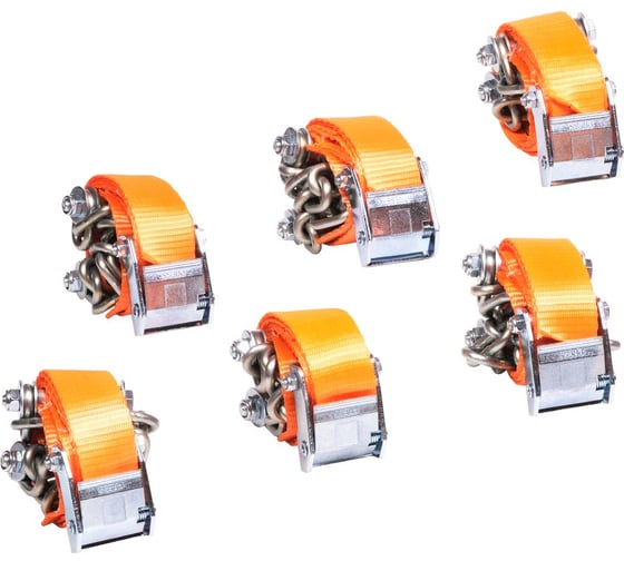 Изображение товара Комплект браслетов противоскольжения АвтоDело, для а/м Газель R16-R17 спарка в сумке 6 шт. 43140 15906