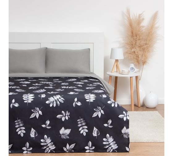 Изображение товара Покрывало Этель Natural print, 180х215 см, 100% хлопок 9308544