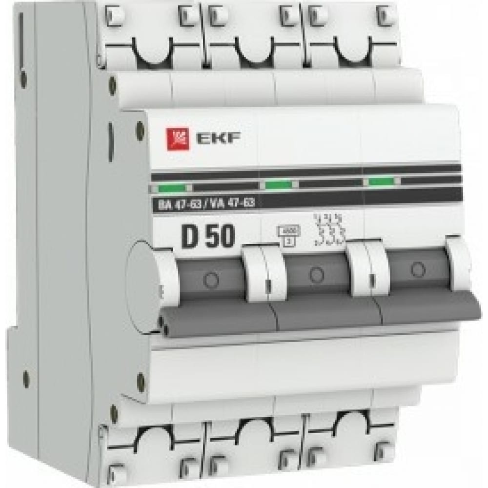 Автоматический выключатель EKF - mcb4763-3-50D-pro