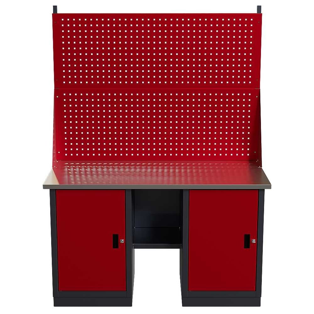 Изображение товара Слесарный двухтумбовый верстак IRONMEBEL worky wk-0/wk-0 1400 М-IM00173K профессиональный