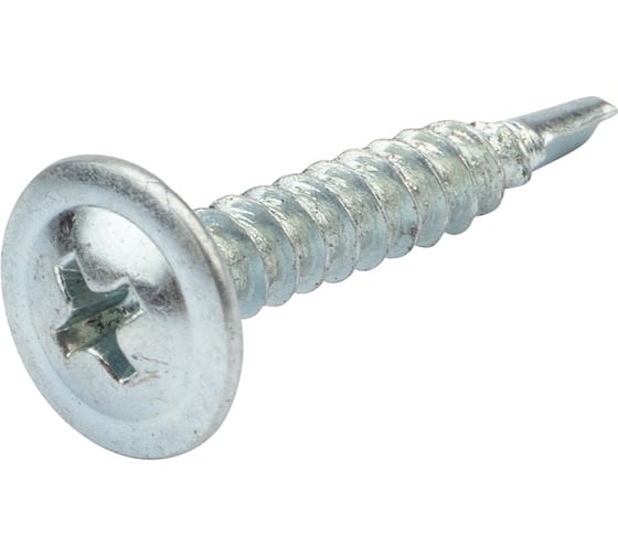 Изображение товара Саморез Доброга пресс-шайба, 4.2x25 мм, цинк, сверло, 1 кг ЦБ-00028533