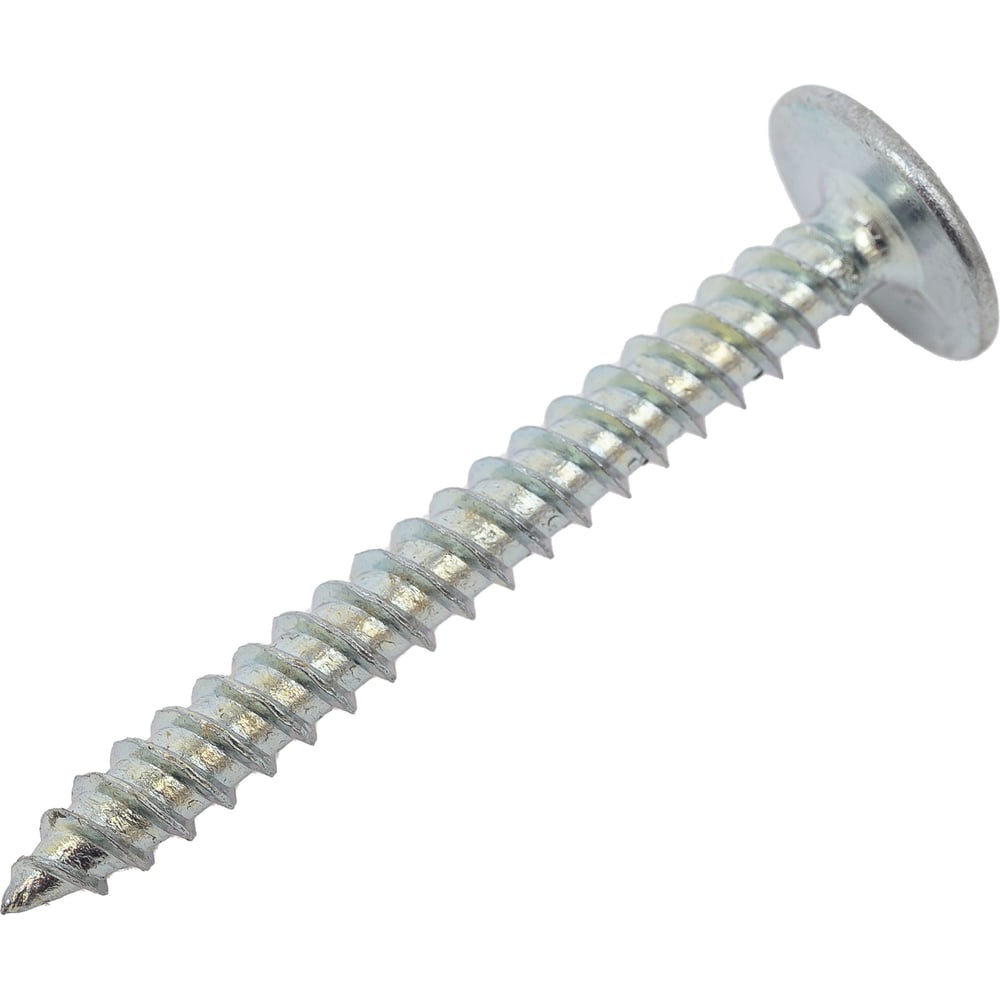 Изображение товара Саморез Доброга пресс-шайба 4.2x38 мм оцинкованный белый 1 кг