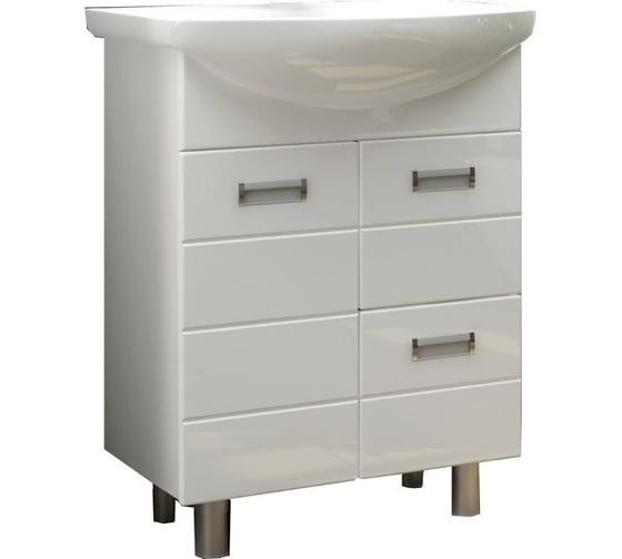 Изображение товара Тумба DORATIZ Вега 70 под умывальник Балтика 70, белый, с 2 ящиками 9912.497