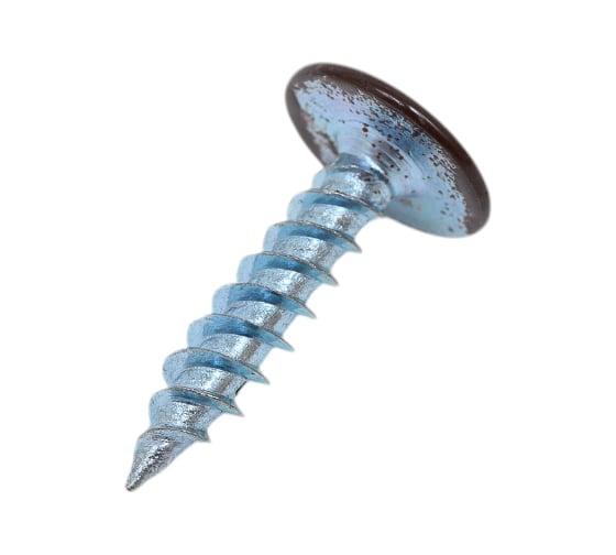 Изображение товара Саморез Доброга пресс-шайба, 4.2x19 цинк 100 шт. RAL8017 Коричневый темный ТД-00015845