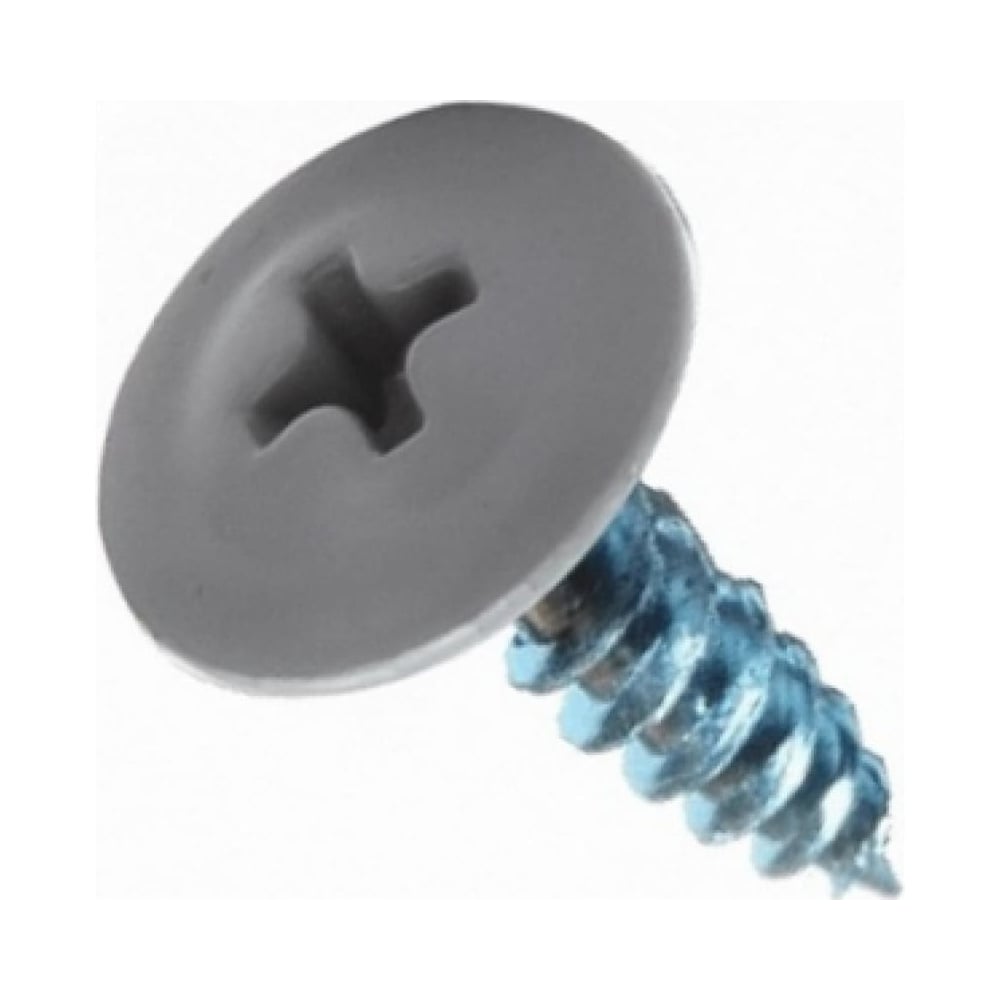 Изображение товара Саморез Доброга пресс-шайба 4.2x19 цинк 100 шт RAL7004