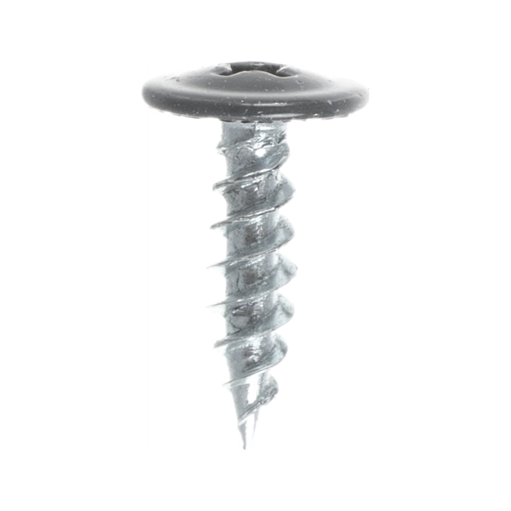 Изображение товара Саморез Доброга пресс-шайба 4.2x19 цинк RAL7024 100 шт