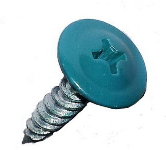 Изображение товара Саморез Доброга пресс-шайба, 4.2x16 цинк 100 шт. RAL5021 Морская волна ТД-00015729
