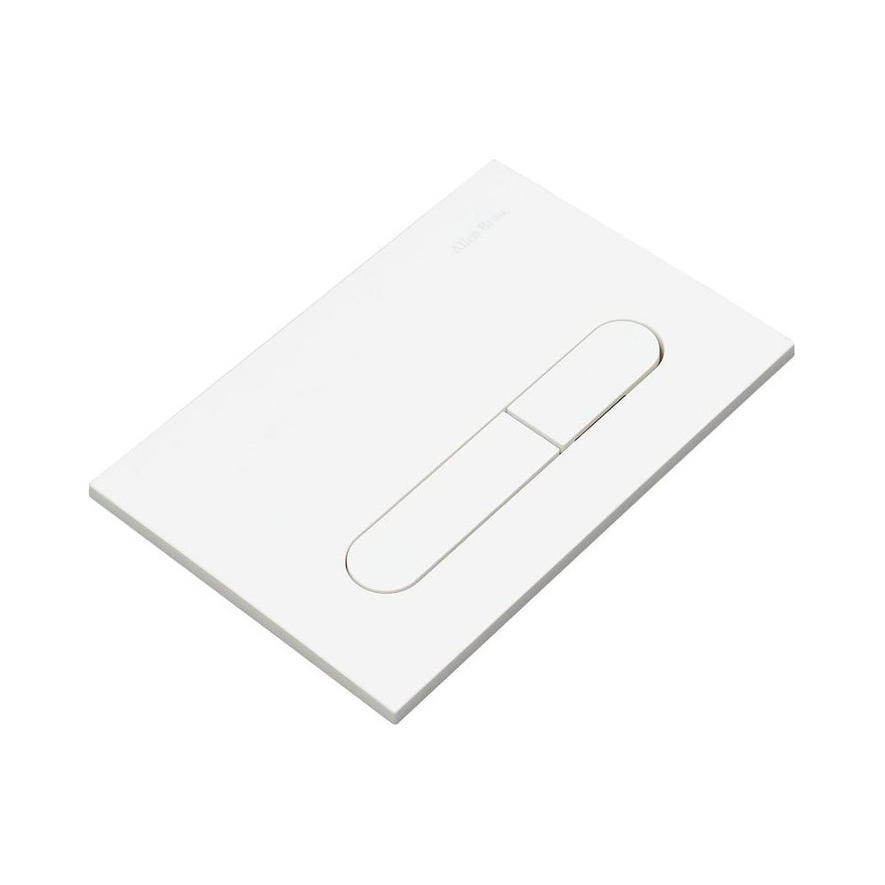 Изображение товара Кнопка смыва ALLEN BRAU PROJECT COLOR двухрежимная белая матовая