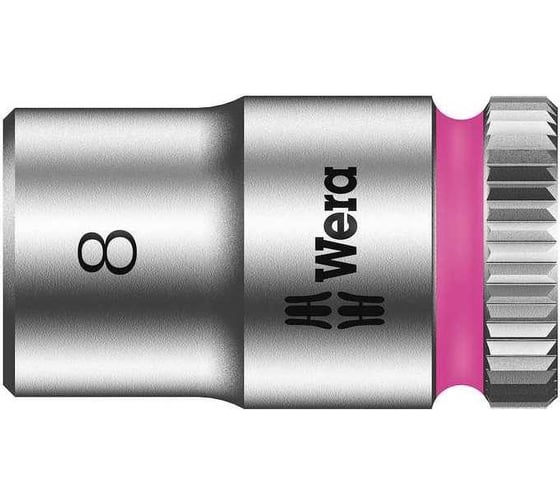 Изображение товара Головка торцевая 8790 HMA Zyklop 6-гранная, 8x23 мм, 1/4"DR WERA WE-003507