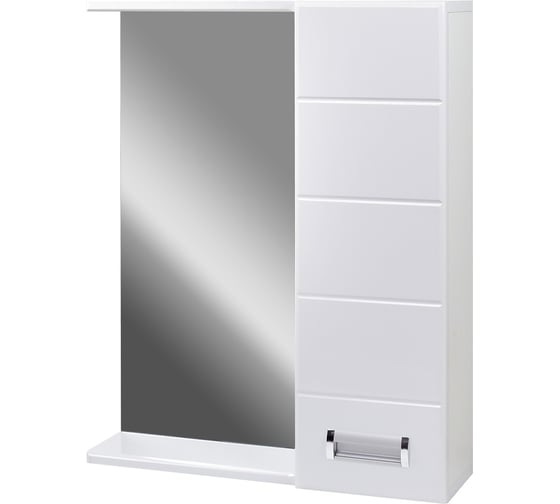 Изображение товара Зеркало DORATIZ Вега 70 с подсветкой, белый, со шкафчиком 2711.113