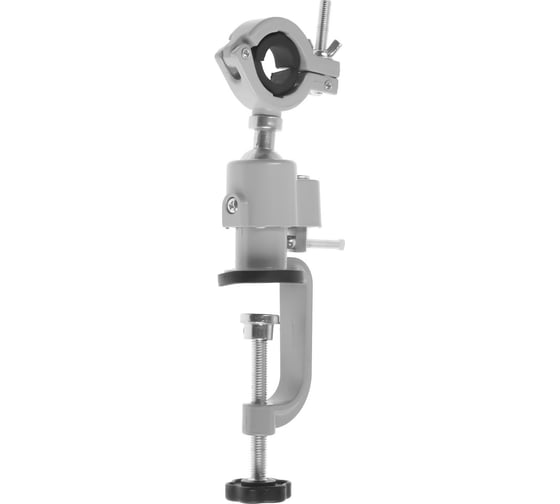 Изображение товара Стойка для дрели, винтовой зажим, поворотный шарнир 360, 42 мм, длина 245 мм ТУНДРА 9127559