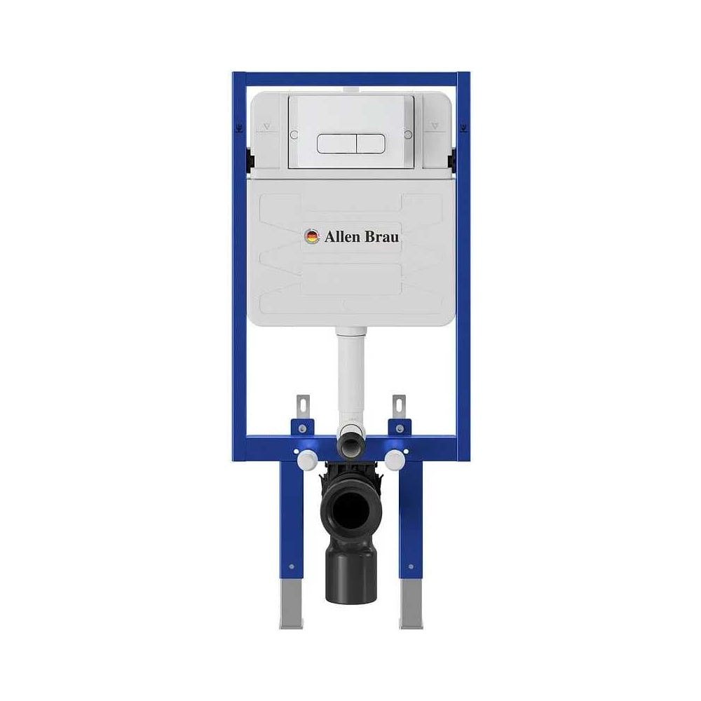Изображение товара Инсталляция для унитаза ALLEN BRAU PNEUMATIC PRO 2.0 без кнопки смыва 1100x95x500 мм
