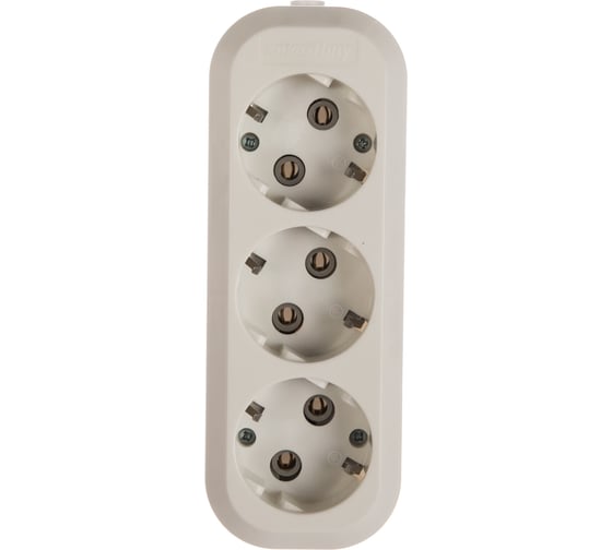 Изображение товара Колодка Smartbuy 3 гнезда 16А/3,5кВт c заземлением SBE-16-3-00-Z